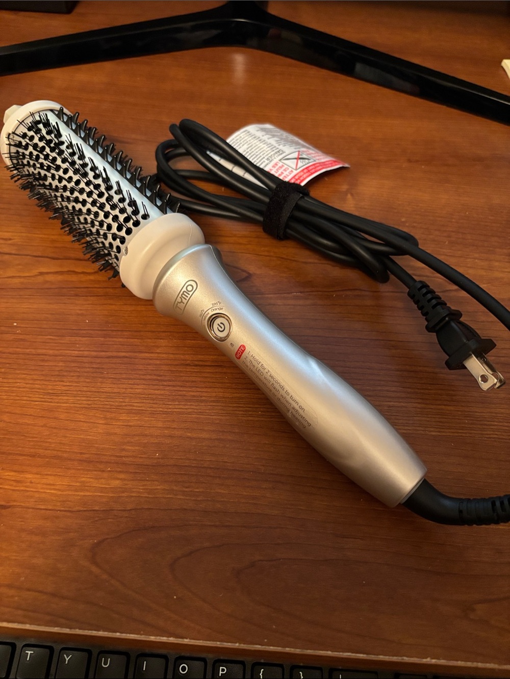 TYMO 2.0 Thermal Silver Round Hot Air Styling Brush